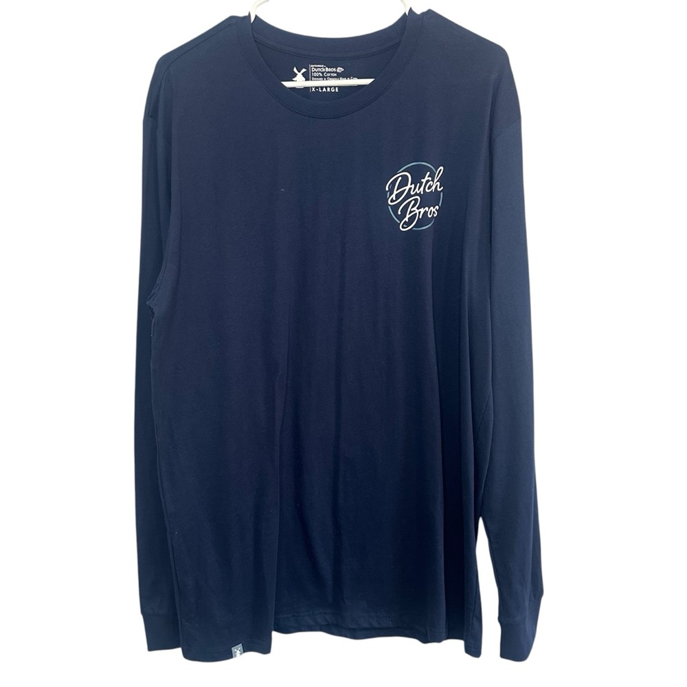 Dutch Bros BRAND NEW XL Men’s Navy Blue Long Sleeve Shirt DB 1992